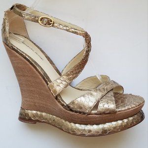 Alexandre Birman Python Sandals